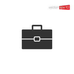 Suitcase and Bag Icon Design Vector