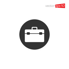 Suitcase and Bag Icon Design Vector