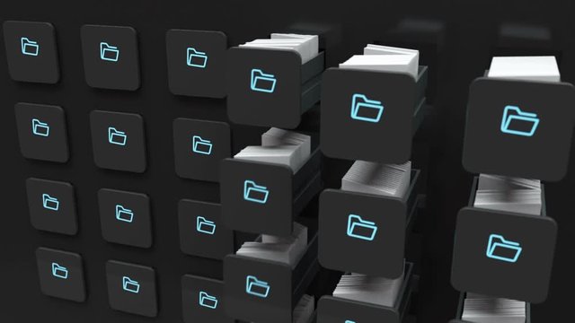 moving folders with files in storage