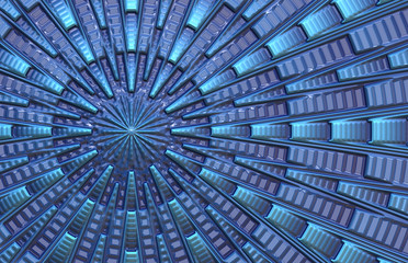  circular abstract tunnel effect