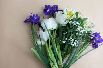 tulip flower arrangement, grandma mothers day and mom's day