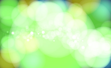 Beautiful green bokeh abstract light background,Vector background