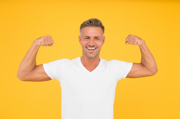 Fototapeta premium Midlife crisis changing life. Mature man. Need to make big change. Overcome problems. Midlife Crisis Affecting Men. Psychological crisis brought about by events that highlight person growing age