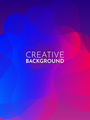 Vertical 3d illustration. Minimum vector coverage. Modern, creative, style abstract cover. Creative fluid background from current forms to design a fashionable abstract cover, banner, poster, booklet.