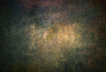 Dark dirty metal background with scratches. Metal corrosion. Color abstract metal texture grunge...