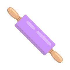 Rolling pin vector illustration