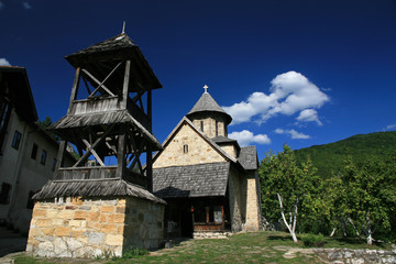 Annunciation monastery - one of Ovcar–Kablar Monasteries in Canyon of Western Morava River, Serbia