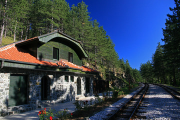 Sargan Eight - narrow-gauge heritage railway in Serbia, running from the village of Mokra Gora to...