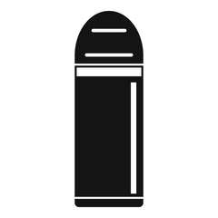 Outdoor vacuum insulated bottle icon. Simple illustration of outdoor vacuum insulated bottle vector icon for web design isolated on white background