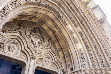 Obraz premium Exterior view of the St Giles' Cathedral