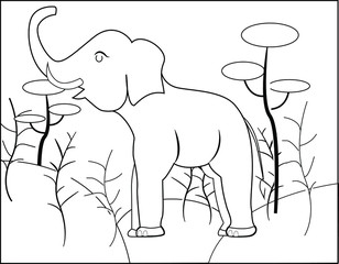 illustration of elephant