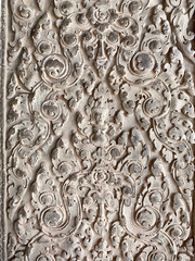 Pattern floral Devata, Angkor Wat