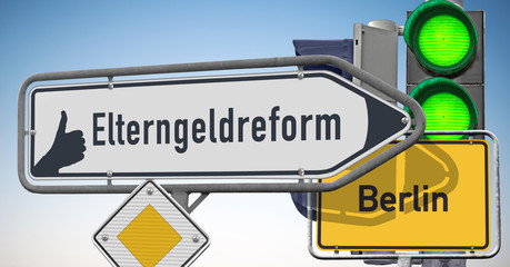 Daumen hoch für Elterngeldreform