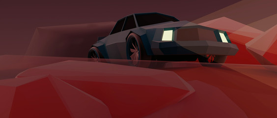 Low poly Car © Marcin