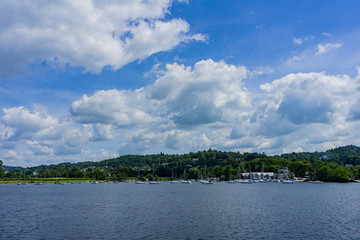 Beautiful nature landscape around Lake Windermere