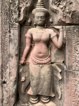 Devata rose de Preah khan