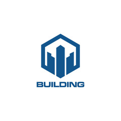 Building Construction Real Estate Logo Template Vector Icon
