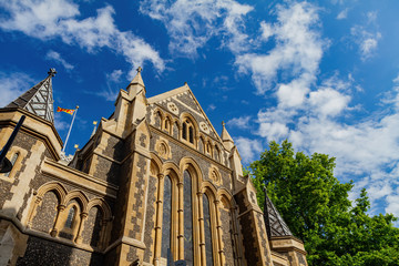 Fototapeta na wymiar Exterior view of the Southwark Cathedral