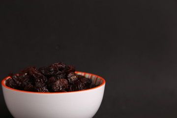 food, black raisins from Spain
