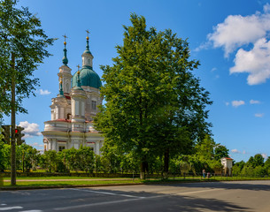 Catherine&rsquo;s Cathedral, the main Orthodox church in Kingisepp, was built in the years 1764-1782.