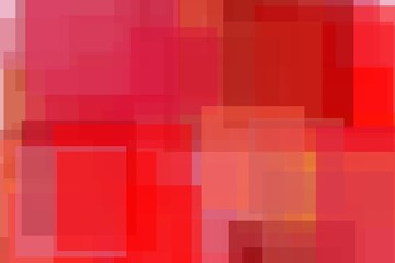 Abstract red orange squares illustration background