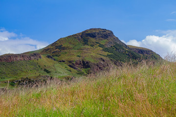 Beautiful natural landscape of Holyrood Park