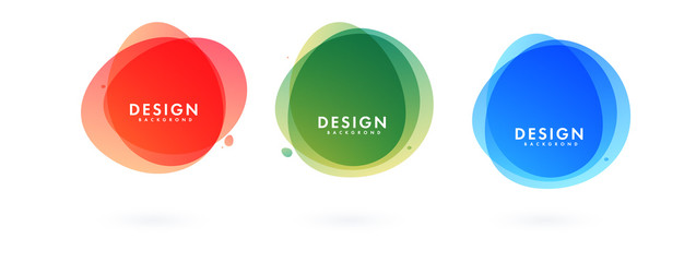 Abstract shapes form. Paper style. Blue and yellow, pink and purple papers. Stock vector