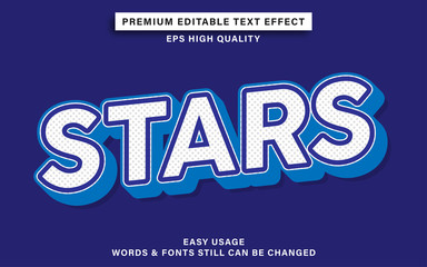 Obraz premium stars text effect