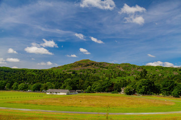 Fototapeta premium Beautiful nature landscape around Lake Windermere