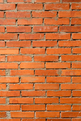 Obraz premium red brick wall background