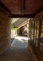  Village around Castelnaud-la-chapelle castle in Dordogne valley, Perigord Noir, France