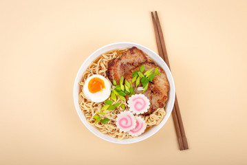 Japanese noodle soup ramen