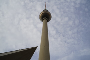 Famous tv tower of Berlin, Germany