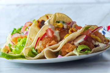 Boom Boom Shrimp Tacos