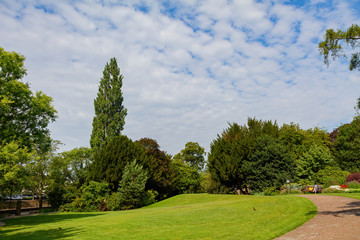 Fototapeta premium Exterior view of the Museum Gardens