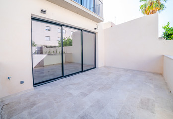 empty room with a window