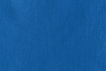 Flat lay a classic blue fabric. Abstract modern trendy cloth texture background