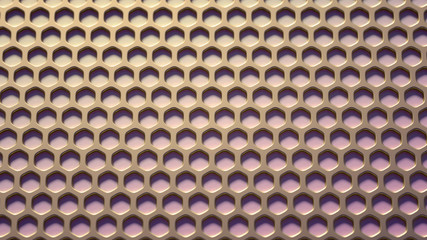 Grill background. Geometric interior background. 3d illustration, 3d rendering.