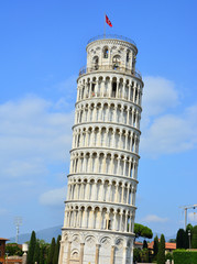 Leaning Tower on the Cathedral Square, Square of Miracles in Pisa