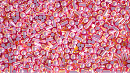 Small details background. 3d illustration, 3d rendering.