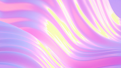 Obraz premium Drapery fabric abstraction. 3d illustration, 3d rendering.