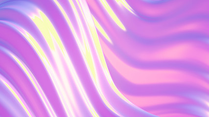 Fototapeta premium Drapery fabric abstraction. 3d illustration, 3d rendering.