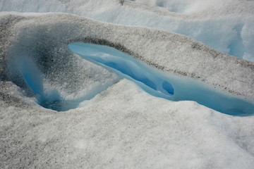 Formaci&oacute;n de hielo en el glaciar Perito Moreno, Argentina