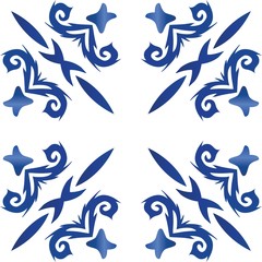 Ceramic tiles azulejo portugal.