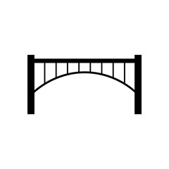 Bridge icon, logo isolated on white background
