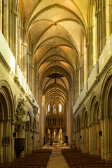 Kulturdenkmal gotische Kathedrale Notre-Dame de Bayeux in der Normandie