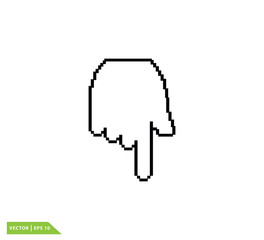 Cursor icon vector logo design template