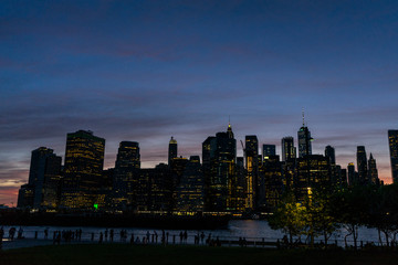 Fototapeta na wymiar New York at night 