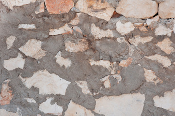 Textured background. Old stones and plaster