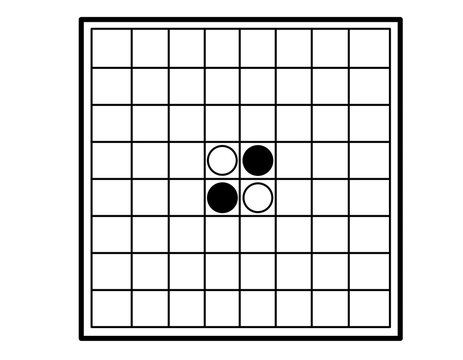 recommend clip art: オセロ(線画)